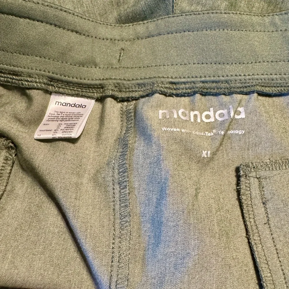 Mandala Green Jogger Scrub Pants Size XL - Picture 6 of 6